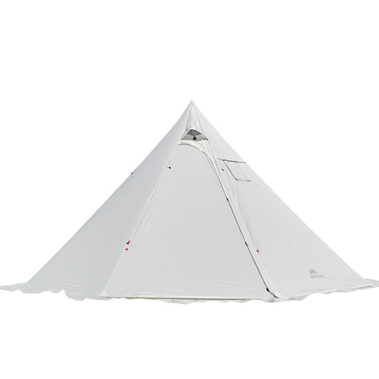 4 6 People Camping Pyramid Teepee Tent with Stove Jack, Ideal for Backpacking Hiking